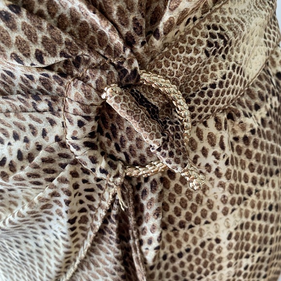 Genuine Roberto Cavalli Mini, Animal Print Wrap Dress - Picture 11 of 16